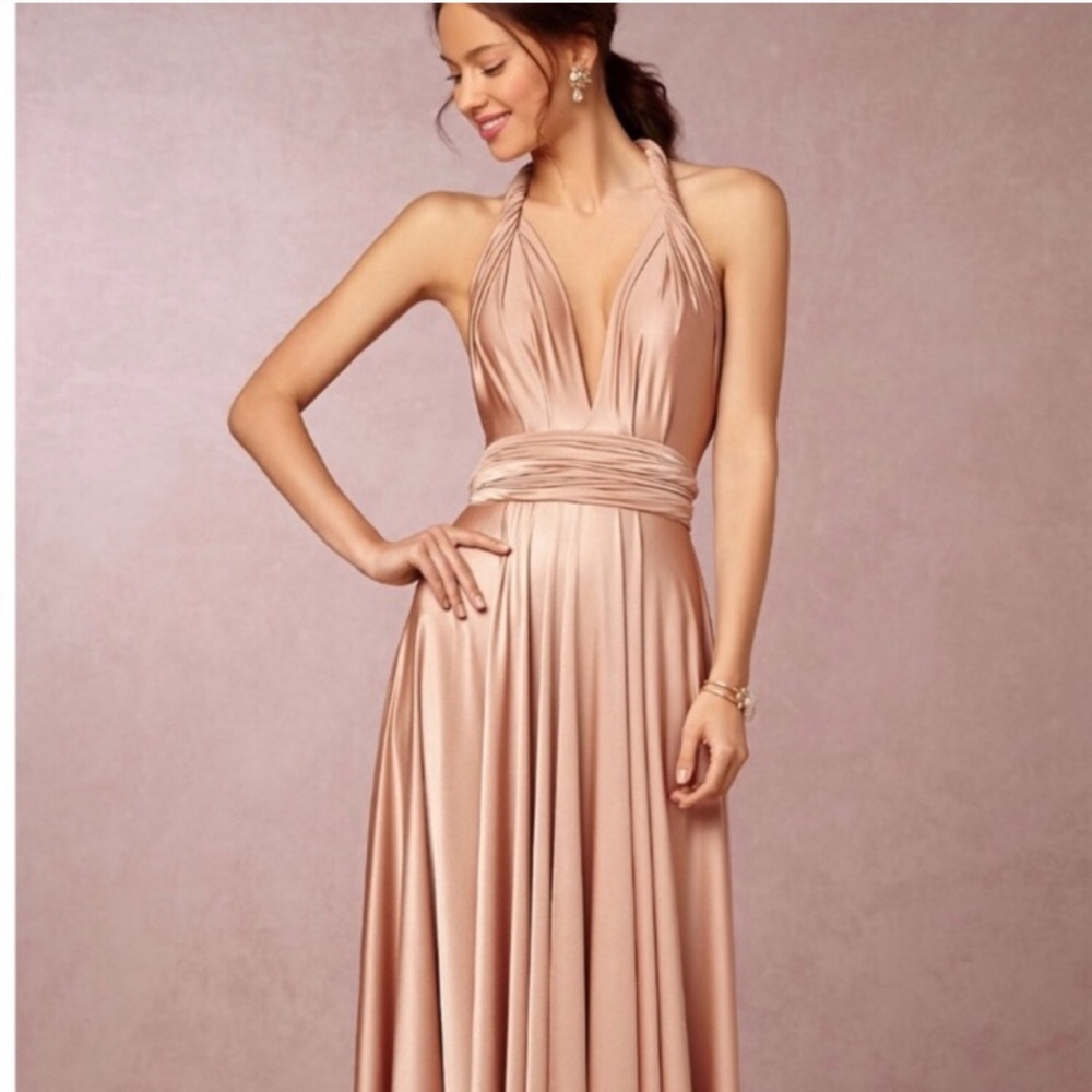 Twobirds rosewater pearl (rosegold) dress. 1 left!